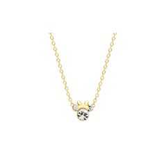 Introducing the Disney Minnie Mouse Birthstone Necklace Collection! Celebrate your birth month with the iconic Minnie Mouse in a dazzling and stylish way. This yellow-gold plated April birthstone necklace features a clear crystal making it a meaningful and personal accessory. The pendant showcases Minnie Mouse adorned with a sparkling crystal birthstone, adding a touch of Disney magic to your everyday look. The yellow-gold plated chain measures 18 inches, making it a perfect length for most neck Disney Gold Necklaces For Gifts, Gold Disney Necklace For Gift, Crystal Making, April Birthstone Necklace, How To Make Crystals, Necklace Collection, April Birthstone, Birth Month, Sparkling Crystal