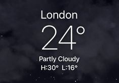 the london 24 hour clock is displayed in front of dark clouds and night sky with stars