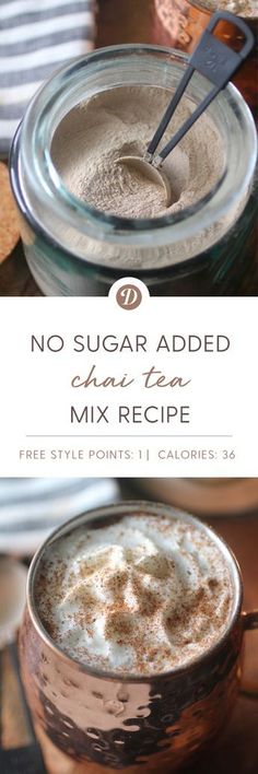 no sugar added chai tea mix recipe