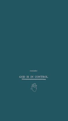 the cover of god is in control