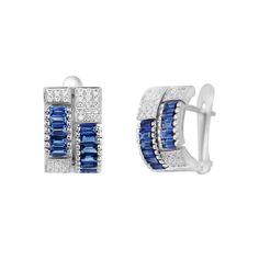 Earrings White Gold 14 K (Matching Ring Available) Diamond 60-RND-0,3-G/VS1A Sapphire 22-1,23ct Weight 4.57 grams With a heritage of ancient fine Swiss jewelry traditions, NATKINA is a Geneva based jewellery brand, which creates modern jewellery masterpieces suitable for every day life. It is our honour to create fine jewelry, and it’s for that reason that we choose to only work with high-quality, enduring materials that can almost immediately turn into family heirlooms. From our selection of pr Formal Fine Jewelry Huggie Earrings With Gemstones, Elegant Gemstone Huggie Earrings For Formal Events, Elegant Gemstone Huggie Earrings For Formal Occasions, Elegant Formal Huggie Earrings With Gemstone, Earrings White Gold, Modern Jewellery, Matching Ring, Blue Sapphire Diamond, Jewellery Brand