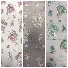 We offer a variety of fashion handmade fabric，those are widely use for wedding dress，garment and fashion cloth. we sell it by yard，our minimum order is 1 yards，and we always package it 15 yards for one roll，the width is 130cm/50 inch Material ： mesh ，Rayon,polyester. Symmetrical embroidery floral pattern, with lovely flowers in the middle, scalloped border. You can also cut and use separately. Perfect for dress, tops, wedding veil. You can split the piece up and have one scalloped edge around th Multicolor 3d Embroidered Fabric For Party, Multicolor Embroidered Lace Sequin Fabric, Embroidered Multicolor Lace Sequin Fabric, Multicolor Organza Embroidered Fabric For Party, White Lace Fabric, Scalloped Border, Beaded Lace Fabric, Colorful Embroidery, Dress Tops