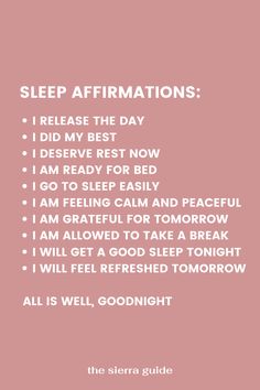 Sleep Affirmations, Daily Positive Affirmations, Self Affirmations, Self Love Affirmations, Positive Self Affirmations, A Better Me, Love Affirmations, Manifestation Affirmations