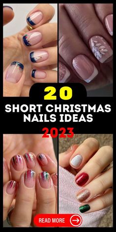 Holiday Nails 2023 Short, Holiday Nail Ideas 2023, Christmas Short Nails 2023, 2023 Christmas Nail Trends, Short Christmas Nail Designs 2023, Short Christmas Nails 2023, Christmas Nail Colors 2023, Simple Short Christmas Nail Designs, Christmas Nails Elegant Holidays