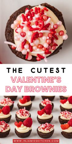 the cutest valentine's day brownies recipe