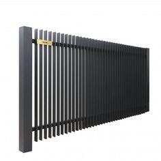 an image of a black metal fence on a white background