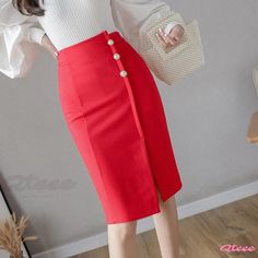 Qteee - Stylish Asymmetrical Midi Skirt with Side Slits - Fashionable, Sensual, and Casual Irregular Hem Pencil Skirt College Skirt, Asymmetrical Midi Skirt, Wrap Around Skirt, Pleated Maxi Skirt, Split Skirt, Bodycon Skirt, Irregular Hem, Floral Print Maxi Dress, Long Sleeve Short Dress