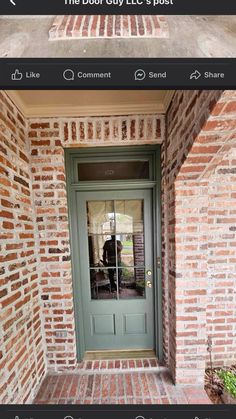 the door guy's post is open and there are two doors