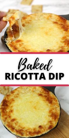 Make a delicious baked ricotta dip for your next party. Your guests will love this cheesy, gooey dip! It is easy to put together and delicious with bread, crackers, or fresh veggies. Try this party favorite for your game day gatherings or family celebrations.