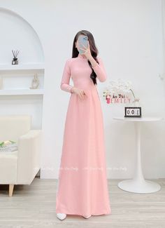 🌻Material: Lụa vân gỗ 🌻Stretchy level: 2/10 🌻 The measurement of this ao dai (long dress) is in Vietnamese size (American size tends to be bigger for the same size). Please LOOK AT THE SIZE CHART CAREFULLY BEFORE ORDERING. There might have some chalk writings on the fabric due to making process. These marks can be washed away easily. 🌻�🌻No returns or exchanges Buyer can contact seller about any issues with an order. 🌸 Follow us Facebook/aodaiemily www.aodaiemily.com 💜 Thank you very much💜 Plain Long Dress, Long Dress Wedding, Day Checklist, Chalk Writing, Wedding Day Checklist, Dress Wedding, Dress Clothes For Women, Labour Day, Long Dress