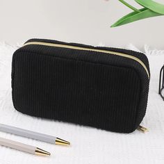 BACK TO SCHOOL Pencil Case Black Estuche Escolar Pencil Pouch Corduroy Large Capacity Pen Case School Supplies Kalemlik Pencil Cases For Girls SPECIFICATIONS Type: Large Capacity Pencil Case size: about 22*10.5*7cm use: Stationery storage Type: Pencil Bag Use: Schools & Offices Material: Corduroy Age: >6 years old Novelty: Yes Type: Pencil Bag Pencil Case Black Estuche Escolar Pencil Pouch Corduroy Large Capacity Pen Case School Supplies Kalemlik Pencil Cases For Girls 1cm=0.39 inch 1 inch =2.54 Black Rectangular Pencil Case With Zipper, Black Rectangular Zipper Pencil Case, Black Rectangular Pencil Case With Pen Slots, Black Rectangular Pencil Case With Pen Holders, Black Rectangular Pencil Case, Portable Black Pencil Case For School, Black Portable Cosmetic Bag For School, Black School Pouch With Pen Holders, Black Pouch With Pen Holders For School