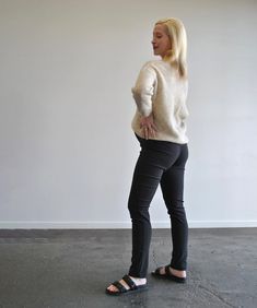 Discover the epitome of versatility and comfort with Around April's Work Straight-Leg Maternity Pants. Crafted from a premium blend of viscose, nylon, and Lycra, these pants are designed to move with you—offering the perfect fit at every stage of your pregnancy. Featuring a full length straight cut leg that looks great in heels or joggers. The unique high-back and low-front cut ensures the waistband stays in place whether you choose to fold it down or up for added support (pictured worn both way 25 Weeks Pregnant, Maternity Boutique, Support Pictures, Breastfeeding Clothes, Pregnancy Wardrobe, Pre Pregnancy, Maternity Pants, Garment Labels, Pregnancy Week By Week