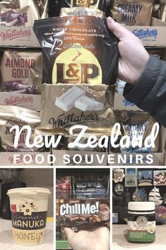 the new zealand food souvenirs are being sold