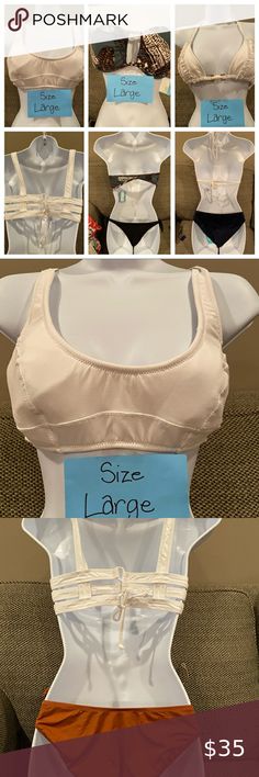 Bikini Tops size Large by upscale brand Letarte Bikini Tops size Large by upscale brand Letarte Letarte Swim Bikinis Swimming, Best Deals, Closet, Women Shopping