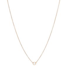 This is an authentic TIFFANY 18K Rose Gold Diamond .25ct Elsa Peretti Diamonds by the Yard Pendant Necklace. The necklace is crafted of 18 karat rose gold and features a delicate chain with a bezel-set round brilliant cut diamond, weighing approximately .25 total carat weight. Diamonds By The Yard, Tiffany T, Tiffany Necklace, Tiffany Jewelry, Elsa Peretti, Delicate Chain, Gold Chain Necklace, Rose Gold Diamonds, Rose Gold Necklace