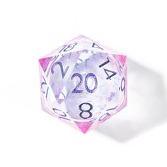 Seelie Fae | 33mm D20 | Oversized Liquid Core - Tabletop Dominion Seelie Fae, Dice Aesthetic, Plot Elements, Dnd Characters, Box Design, Dungeons And Dragons, Card Games, Storytelling, Blue And Purple