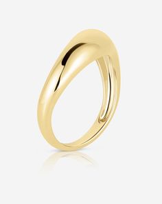 A fluid take on our best-selling Gold Cloud Ring. Wear it solo for understated elegance or stack two together, either in matching metals or mixed, to create a unique and eye-catching look. Shop the full Movement Collection. 14k Gold Rings With Smooth Thick Band, Modern 14k Gold Dome Ring With Shiny Finish, Elegant 14k Gold Concave Dome Ring, 14k White Gold Ring With Smooth Finish, 14k White Gold Rings With Smooth Finish, 14k Yellow Gold Concave Dome Ring, Modern 14k Gold Rings With Shiny Finish, Formal 14k Gold Ring With Smooth Finish, Formal Dome Ring With Open Band And Polished Finish