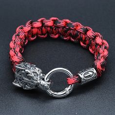 SPECIFICATIONSBrand Name: NostalgiaGender: UnisexMaterial: MetalMetals Type: Stainless SteelBracelets Type: Charm BraceletsOrigin: Mainland ChinaCN: ZhejiangChain Type: Umbrella ropeItem Type: BRACELETSClasp Type: Easy-hookCompatibility: All CompatibleShape\pattern: GeometricModel Number: Hammer rune bead braceletSetting Type: NoneFine or Fashion: fashionStyle: VintageFunction: Jewelry AccessoriesMaterial: stainless steelShape: rune bead braceletLeather: 19/21/23/25cmWeight: 33gFor People: women Durable Black Paracord Bracelets, Adjustable Black Braided Bracelet For Outdoor, Casual Black Braided Bracelets For Outdoor, Handmade Black Nylon Cord Bracelets, Adjustable Durable Red Bracelets, Durable Black Braided Bracelets As Gift, Durable Black Braided Bracelet As Gift, Durable Black Braided Bracelet Gift, Handmade Black Braided Bracelets For Outdoor