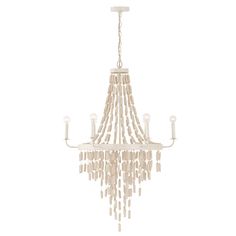 Capital Lighting Carissa 6 Light Chandelier Modern Organic Design, Coastal Chandelier, Capital Lighting Fixture, Candelabra Chandeliers, Empire Chandelier, Eucalyptus Wood, White Chandelier, Capital Lighting, Modern Organic