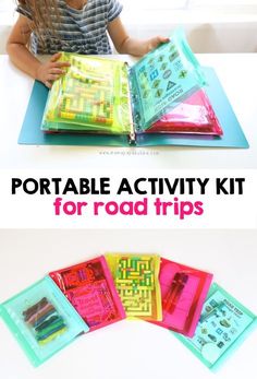 Busy Boxes, Road Trip Games, Toddler Travel, Busy Bags, Activity Kits