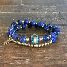 Wrist Mala, Mala Meditation, Lapis Lazuli Jewelry, Boys Jewelry, Beaded Jewelry Designs, Wrap Bracelets, Mala Bracelet, Men's Bracelet, Accessories Diy Jewelry