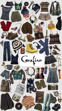 #coraline #coralinemovie #coralinejones #coralineaesthetic #movies #alt #grunge Alt Grunge, Coraline Jones, Themed Outfits, Oui Oui, Outfit Inspo Fall