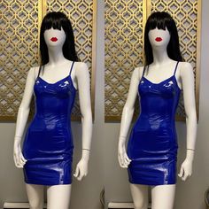 Boohoo Bodycon Dress Blue Stretch Lined Dress, Blue Lined Dress For Dress Down Occasions, Casual Blue Lined Dress, Blue Stretch Mini Length Dresses, Blue Mini Dress Lined, Blue Mini Dress For Club In Spring, Blue Spring Club Midi Dress, Spring Blue Mini Dress For Club, Blue Spring Midi Dress For Club