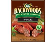 backwoods smoked sausage seasoning, brawurst - 5 ctr / 7oz