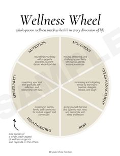 Lifestyle Support (handout bundle) — Functional Health Research + Resources — Made Whole Nutrition Wellness Wheel, Functional Health, Motivasi Diet, Vie Motivation, Health Research, Self Care Activities, Health Facts