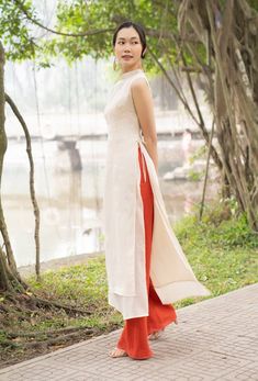 Sleeveless Linen Ao Dai, Double Layer Linen Ao Dai, Linen Ao Dai for Women, Linen Ao Dai With Pants, Modern Linen Ao Dai, Ao Dai Tunic Dress - Etsy Luxury Lace Ao Dai, Luxury Long Embroidered Ao Dai, Luxury Embroidered Long Ao Dai, Luxury Traditional Ao Dai With Intricate Embroidery, Luxury Embroidered Elegant Ao Dai, Luxury Long Sleeve Ao Dai With Floral Embroidery, Luxury Ao Dai With Intricate Embroidery, Luxury Fitted Ao Dai With Floral Embroidery, Luxury Festive Floral Embroidered Ao Dai