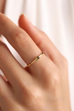 Baguette Birthstone Ring/ Inıtial Birthstone Ring/Silver Ring/ Dainty gold Filled Ring/ Rose Gold Filled Ring/ solid gold ring/ 18k ring/ vintage ring/ minimalist ring/ vintage gold ring 💎Look no further than our Minimalist Birthstone Ring! This stunning ring features a baguette band and the birthstone of your choice, making it the perfect personalized piece for any fashion-forward woman. Whether you want to showcase your own birthstone or honor a loved one, this ring is sure to turn heads and Birth Ring, Custom Birthstone Ring, Baguette Band, Mothers Ring, Vintage Gold Rings, Ring Rosegold, Mother Rings, Gold Filled Ring, Wedding Rings Unique