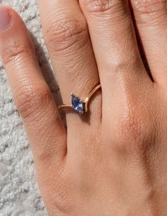 Rings – Cadette Jewelry Sister Rings, Deep Royal Blue, Pave Band, Deep Love, Ring Sizer, Hello Gorgeous, Flower Bud, Natural Sapphire, Blue Hues