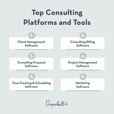 the top consulting platforms and tools