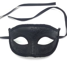 PRICES MAY VARY. Masquerade Mask Materials- these man women masquerade mask made of light weight hard plastics, light and comfortable to wear. Black venetian mask satin ribbon ties add an element of elegance and refinement, good for halloween party decorations supplies. Venetian Style Mask- well-made with intricate design, sexy and mysterious, very light weight to wear, Women's costume mask mardi gras masquerade mask halloween venetian party nightclub. Applications of Black Masquerade Mask- perf Mardi Gras Prom, Prom Mask, Mask Masquerade Ball, Black Masquerade Mask, Mask Venetian, Prom Fashion