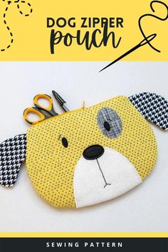 This is a Dog Zipper Pouch pdf sewing pattern from the designer Stubbornly CraftyAnd OMGtotally adorableKids are going to love it of coursebut we love it too and can’t wait to make oneThis cute zipper bag to sew will bring a smile to your face every time you use […] Dog Zipper Pouch, Animal Bag Pattern, Zipper Pouch Sewing Pattern, Dog Themed Crafts, Scissor Keeper, Pouch Sewing Pattern, Colorful Hairstyles, Dog Treat Pouch, Pouch Sewing