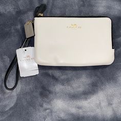 Coach Wristlet F57585 Brown Neutral Colorblock Logo Double Corner Zip Wristlet Wallet 2 Card Slots Black, Gold, Dark Brown, Cream/Ivory Care Card Included Tags: Makeup Jeggings Plaid Boots Flannel Shoes Sneakers Cosmetics Sweater Beanie Jeans Dress Christmas Toys Play Easter Baby Costume Overalls Kids White Wristlet With Zipper Closure, White Clutch With Wrist Strap For Everyday Use, Elegant Beige Clutch Wristlet, Elegant Beige Clutch With Wrist Strap, White Coach Clutch With Zipper Pouch, Cream Wristlet With Zipper Closure For Travel, Elegant Beige Wallets With Zipper Pouch, Everyday Cream Clutch With Zipper Closure, Elegant Beige Wallet With Zipper Pouch