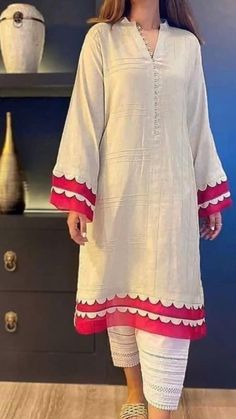 Kurta Designs For Girls Style, Coords Set, Coordinate Sets, Cotton Suit Designs, Shirt Design For Girls, Suits 2023, Yellow Suit, Pakistani Suit