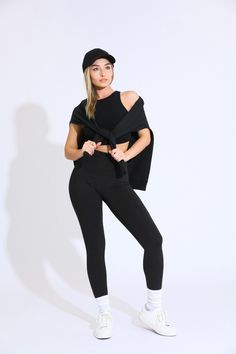 Essential Everyday Legging - Black Experience unmatched comfort and effortless style with our Essential Everyday Legging in Black, part of our new core collection by Rewash. These leggings are designed for the modern individual who values both functionality and fashion. Key Features: Fabric Contents: Crafted from a premium blend of 80% Polyester and 20% Spandex, ensuring breathability and durability. Unparalleled Comfort: The ultra-soft fabric provides all-day comfort, making these leggings perf Black Experience, Everyday Leggings, Tie Waist Pants, Skirt Crop, Tops For Leggings, Cropped Jeans, Jogger Pants, Black Leggings, Jeans Shop