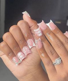 Nude Nails With Charms, Nails With Charms, Purple Acrylic Nails, Short Gel Nails, Hard Nails, Winter Nails Acrylic, Colored Acrylic Nails, Dope Nail Designs