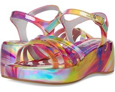 Steve Madden Kids Crazy (Little Kid/Big Kid) | Zappos.com Outfit Comfortable, Shoes Steve Madden, Steve Madden Sandals, Madden Girl Shoes, Platform Heels Chunky, Rainbow Kids, Platform Heel, Chunky Platform, Platform Wedge Sandals