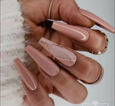 Chic Square Acrylic Nails, Nails 2023 Trends Spring Coffin, Simple Boujie Nails, Classy Medium Length Nails, Chic Nails Coffin, Elegant Coffin Nail Ideas, Nails 2023 Trends Coffin, Nude Nail With Design, Nail Nude Design