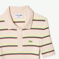 Women’s Made In France Organic Cotton Striped Polo - Women's Sweaters & Sweatshirts - New In 2023 | Lacoste Lacoste France, Vintage Lacoste, Polo Lacoste, Polo Women, Lacoste Women, Lacoste Polo, Women's Sweaters, Look Plus, 2024 Collection