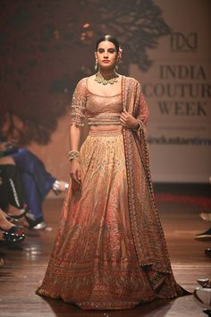 Tarun Tahiliani Lehenga, Silk Bridal Lehenga, House Of Worth, Madeleine Vionnet, Nikkah Dress, Charles James, Indian Bride Outfits, Bridal Lehenga Collection