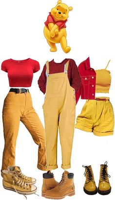 Costumes Black Women, Halloween Costumes Black Women, Halloween Costumes Black, Halloween Costumes Last Minute, Costumes Last Minute, Halloween Costumes Men, Pooh Costume, Disney Character Outfits