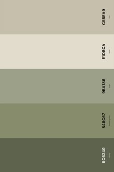 some green and brown colors are in the same color scheme