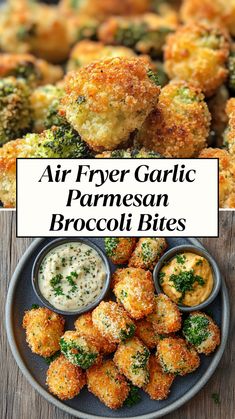 Lokking for a healthy snack or appetizer ready in 10 minutes. Try this Garlic Parmesan Broccoli Bites in Air Fryer. For my Garlic Parmesan Broccoli Bites, the florets are tossed in olive oil with minced garlic, then coated in grated Parmesan and breadcrumbs. Air Fryer Appies, Air Fryer Appetizers Easy, Unique Air Fryer Recipes, Air Fryer Christmas Recipes, Healthy Snacks Air Fryer, Broccoli Air Fryer Recipes, Air Fryer Snacks Healthy, Airfryer Appetizers, Healthy Recipes Air Fryer