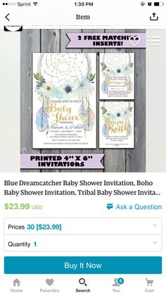 the baby shower party is on sale for $ 3 99 per cention and it's free to use