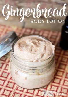 Enjoy the tantalizing scents of fall and the holiday season with this all natural homemade body lotion recipe. This incredibly moisturizing Gingerbread Body Lotion contains coconut oil and Shea butter in addition to a handful of spices and essential oils to create a luxurious body lotion that will soften and hydrate your skin. This DIY beauty product also makes great homemade Christmas gifts for friends and family. Homemade Body Lotion Recipes, Homemade Christmas Gifts For Friends, Body Lotion Recipe, Diy Lotion Recipe, Body Lotion Recipes, Coconut Oil Body Lotion, Homemade Body Lotion, Coconut Oil Body