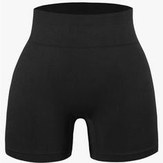 Nova Union Spice Union Workout Shorts Ribbed ,Seamless,High Waisted ,100% Spandex,Tight Fit,Squat Proof.Black,Size Large(Us 7-8) Black Short Leggings, Gymshark Flex Leggings, Black Biker Shorts, Gym Workout Outfits, Sports Shorts Women, Pleated Shorts, Squat Proof, Cute Simple Outfits, Athletic Leggings