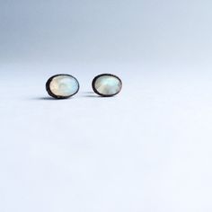 Moonstone earrings | Moonstone stud earrings | Moonstone studs | June Birthstone earrings | June Bir Rough Stone Jewelry, Vintage Diamond Jewelry, Herkimer Diamond Earrings, Geek Jewelry, June Birthstone Jewelry, Birthstone Earrings, Moonstone Earrings, Protection Stones, June Birthstone